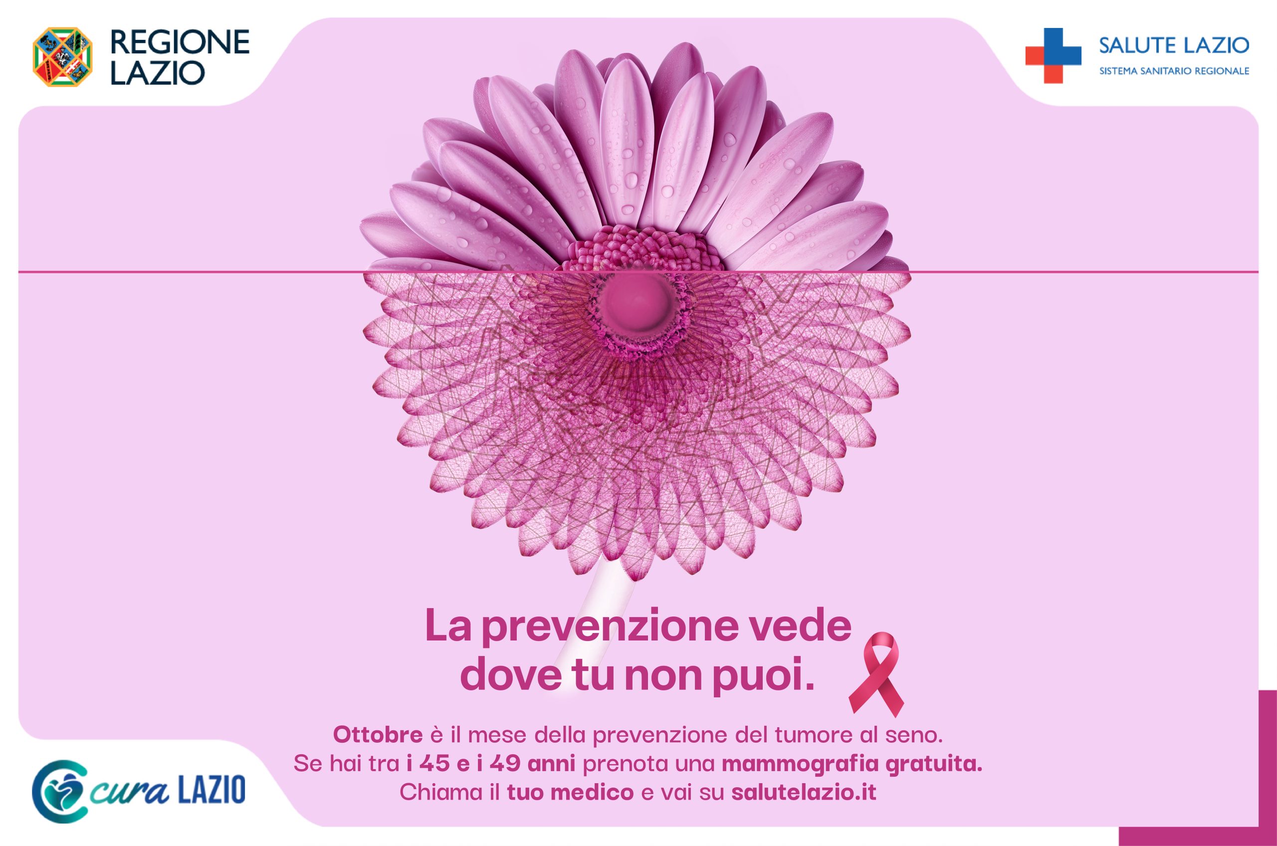 La prevenzione vede dove tu non puoi”, al via campagna Ottobre Rosa della ASL Roma 3