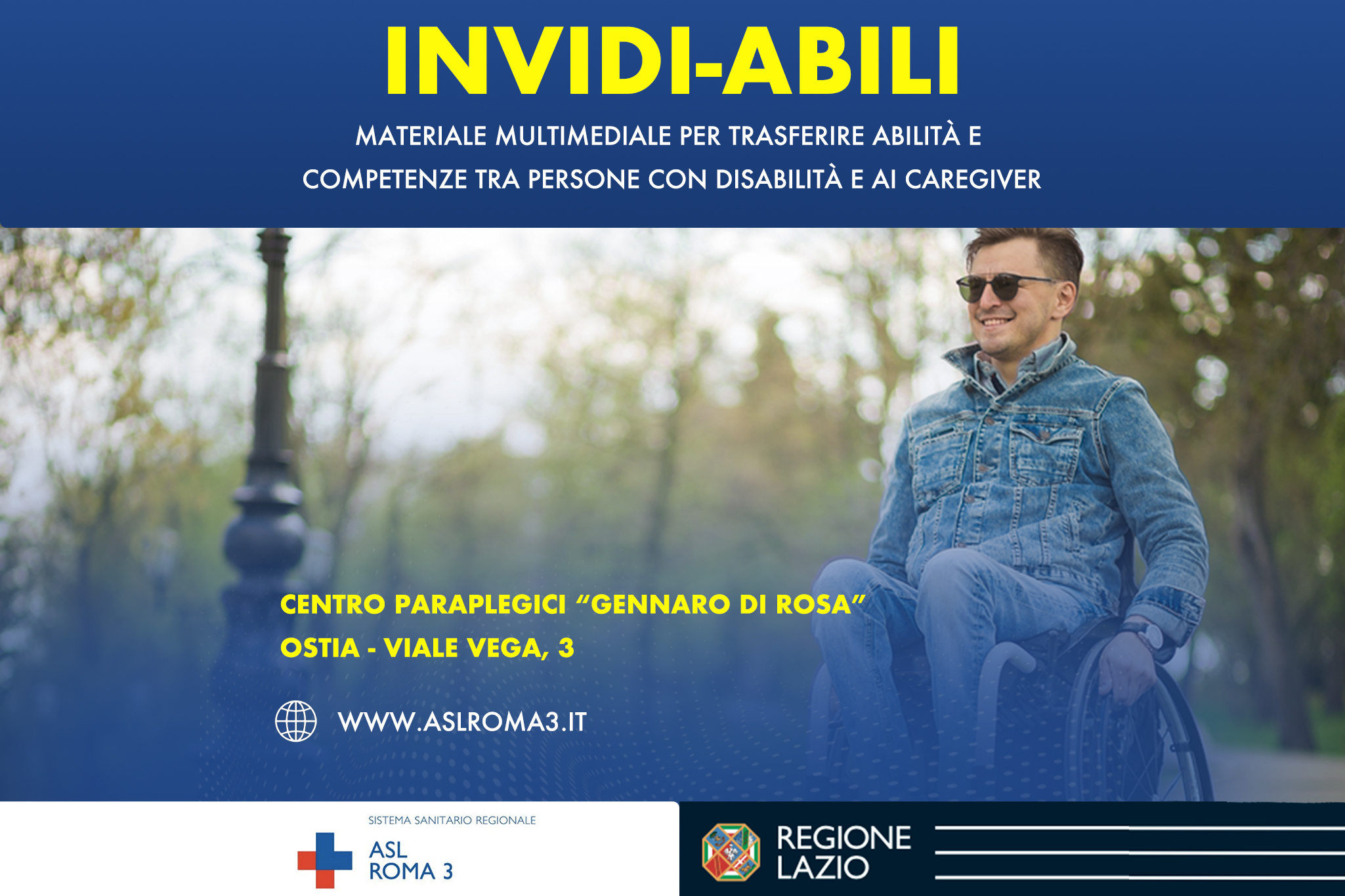 AL VIA AL CPO DI OSTIA INVIDI-ABILI – Un progetto per trasferire abilità e competenze tra persone con disabilità e caregiver